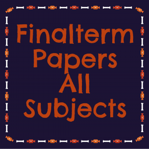 Final term past papers
