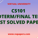 CS101 Midterm Past Papers